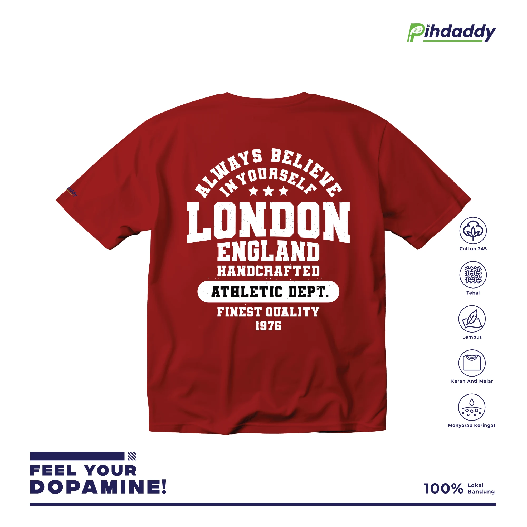 Pihdaddy -T-Shirt London Athlette 