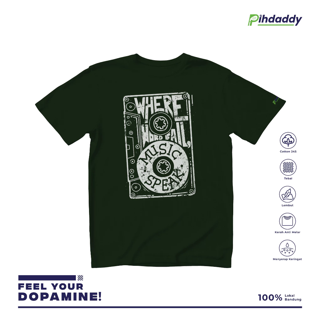 Pihdaddy -T-Shirt Music Speak